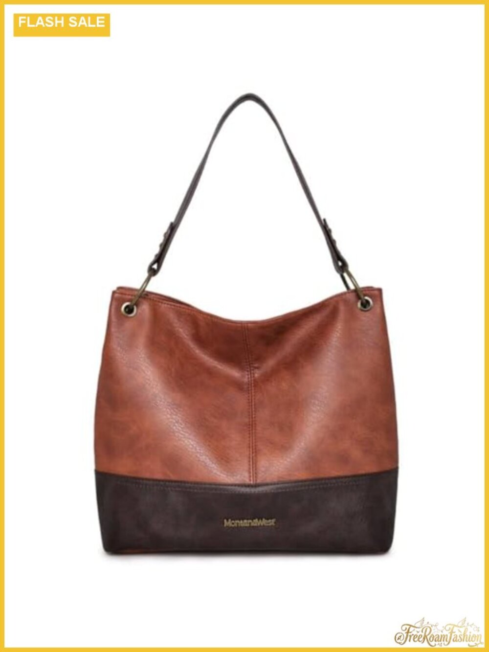 Women's Large Hobo Bag Vegan Leather Slouchy Tote Shoulder Purse